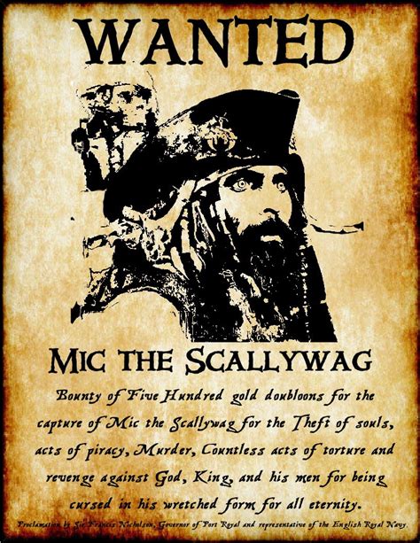 Jolly Roger Wanted Poster