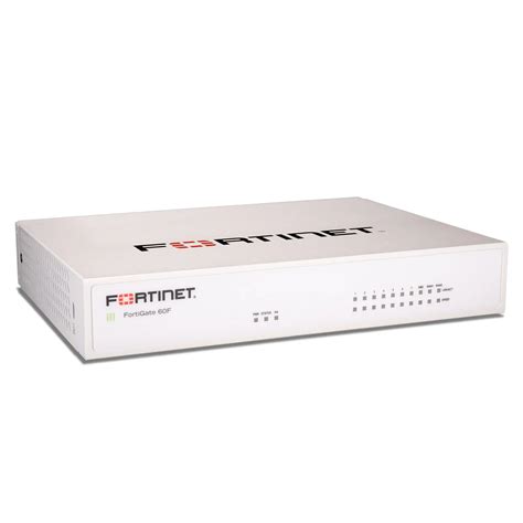 FortiGate 60F – 10x GE RJ45 ports (including 7x Internal ports, 2x WAN ports, 1x DMZ port ...