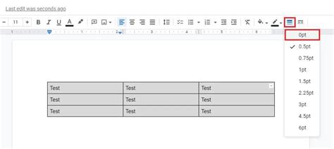 How to Remove Table Borders in Google Docs - Followchain