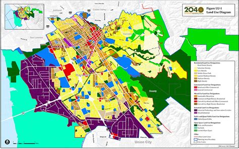 Land Use Diagram and Land Use Designations | Hayward ePlan