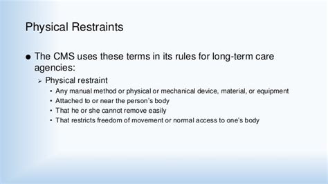 Section 3 restraint alternatives and safe restraint use-1