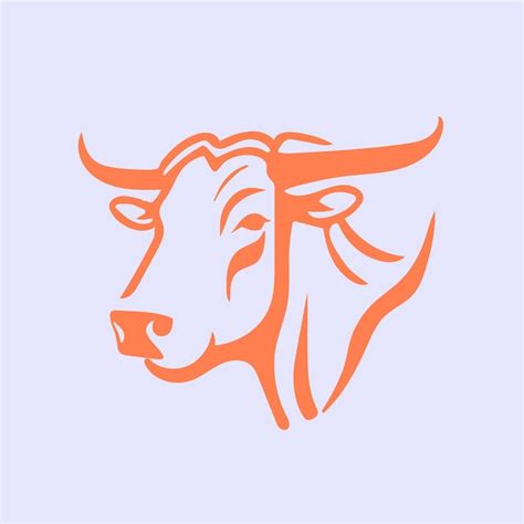 Premium Vector | Cow symbolizing art design stock illustration