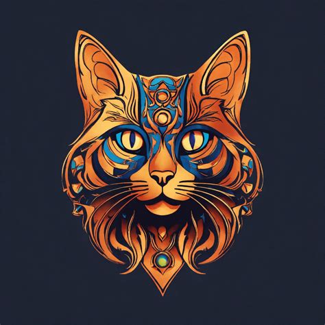 Vector Cat Logo by ELIZACAVU on DeviantArt