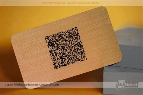 Top 10 Business Cards With QR Codes - Metal Business Cards | My Metal Business Card | World ...