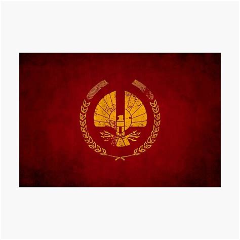 "Panem Logo · Distressed" Photographic Print for Sale by Logogami ...