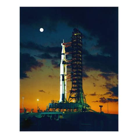 Apollo 4 Saturn V on Pad A Launch Complex 39 Photo Print | Zazzle.com