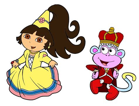 Princess Dora and Prince Boots - Dora the Explorer Fan Art (10425726 ...