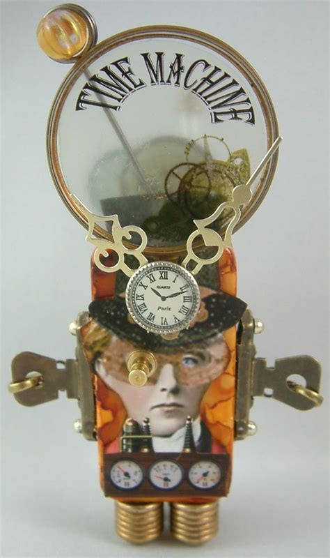 Artfully Musing: Steampunk Time Machine Domino Book