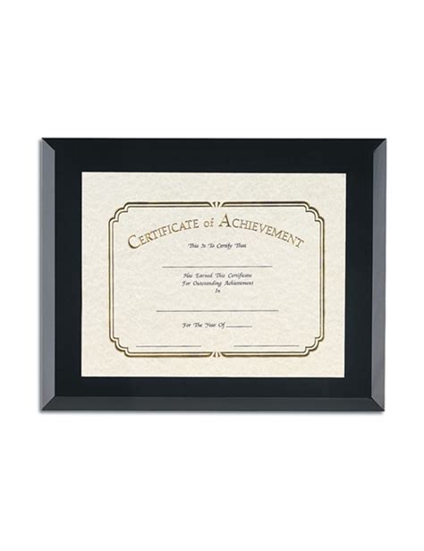 Certificate Frame – First Source Awards