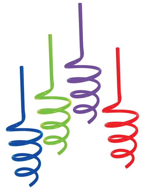 Crazy Straws - Fun straws for kids of all ages! 4 Colors Available!