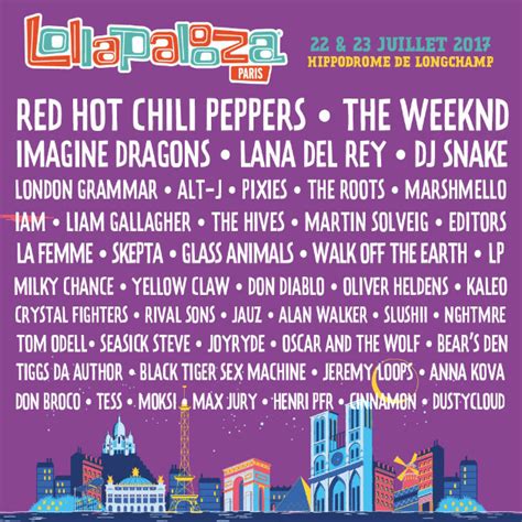 Lana Del Rey, Skepta, Pixies and more announced for first Lollapalooza Paris