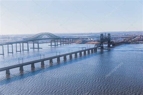 New Jersey bridges aerial — Stock Photo © dbajurin #183332648