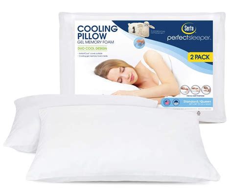 Serta Perfect Sleeper Cooling Foam Pillows, 2-Pack - Big Lots | Serta ...