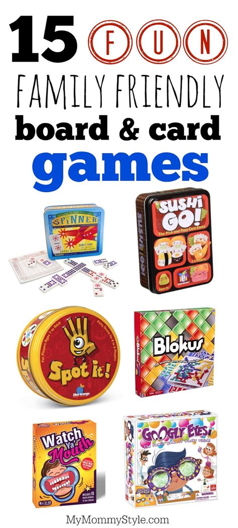 Fun board and card games for the whole family - My Mommy Style