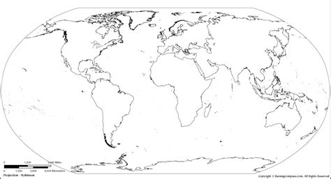 Map Of The World Continents Outline - vrogue.co