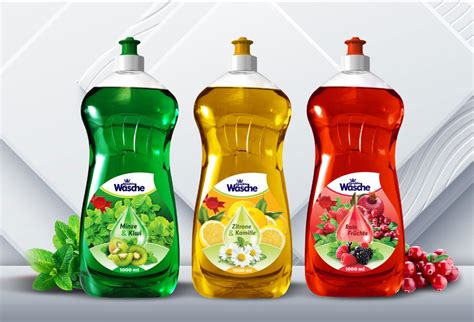 Königliche Wäsche dishwashing liquid labels on Behance Dishwashing Liquid, Liquid Soap, Luxury ...