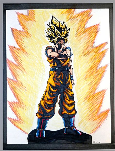 Dragon Ball Z Goku Drawing at PaintingValley.com | Explore collection of Dragon Ball Z Goku Drawing