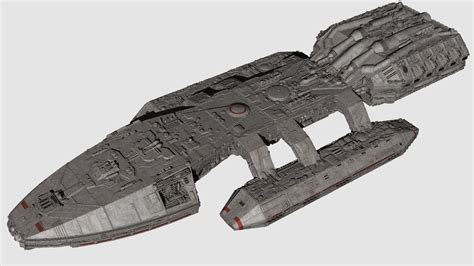 Battlestar Galactica Nova Class 3D model | CGTrader