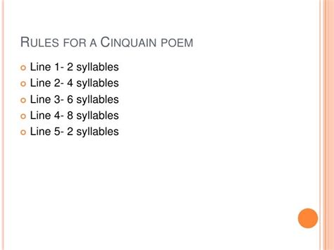 Cinquain poem 1