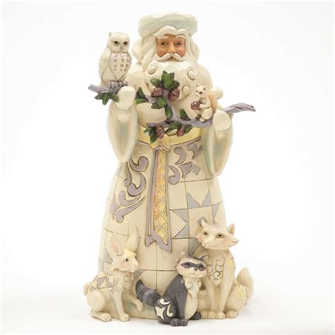 Heartwood Creek by Jim Shore Woodland Santa Claus Figurine Sculpture | Santa claus, Jim shore ...