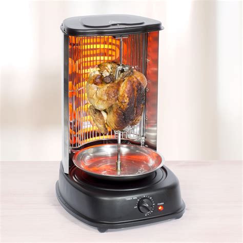 Vertical BBQ Rotisserie Electric Rotating Grill Doner Kebab Chicken ...