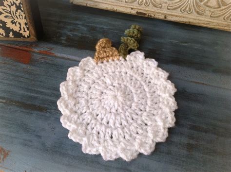 Mi Casa: Crochet Pumpkin Coasters