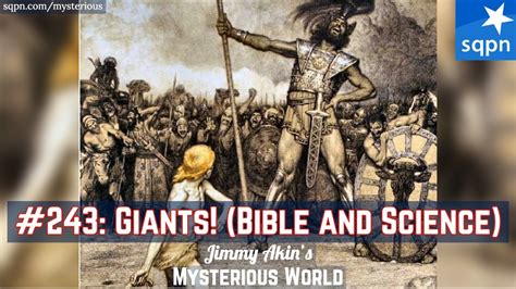 Giants! (Biblical Giants, Goliath, Nephilim, Tallest Man Ever) - Jimmy Akin's Mysterious World ...