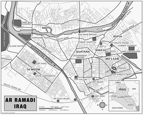 Echo in Ramadi - Maps by Emily Langmade