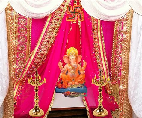 25 Simple & Best Ganpati Decoration Ideas at Home 2024