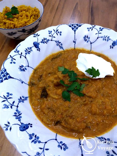 Creamy Aubergine Curry – Kitchen Voyage