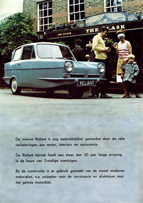 1970 Reliant Regal 3/30 brochure