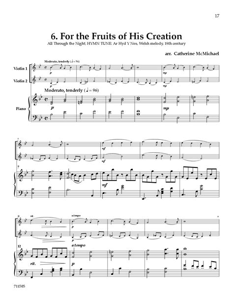 Hymns of Thanksgiving (Violin Duet with | J.W. Pepper Sheet Music