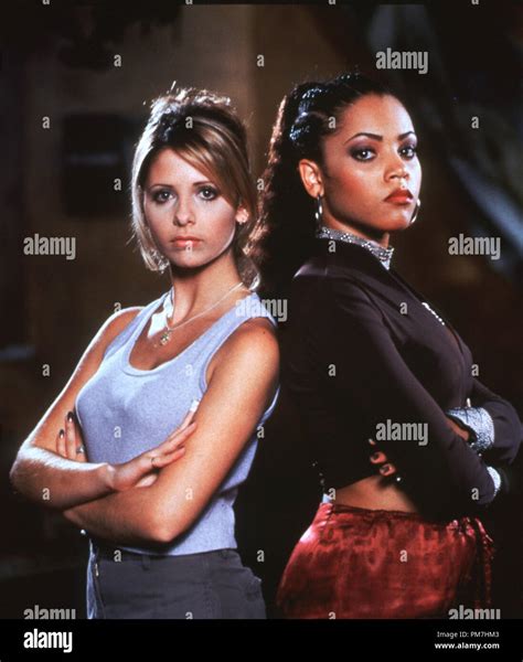 Film Still from "Buffy the Vampire Slayer" Sarah Michelle Gellar, Bianca Lawson © 1997 Warner ...