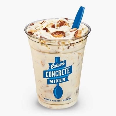 Culvers Regular Vanilla Heath Bar Concrete Mixer Nutrition Facts