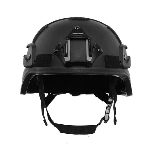 BLACK NIJ IIIA Aramid PE Military Army Ballistic MICH Bulletproof Helmet Of BHXX003 ...