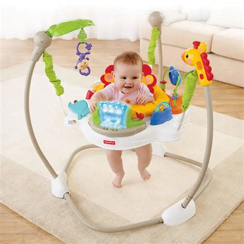 Fisher Price Rainforest Friends Baby Jumperoo Play Baby Bouncer | X7324