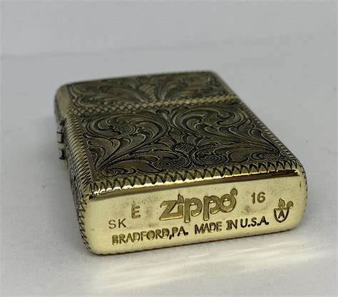 Fully Hand Engraved Custom Brass Armor Zippo Lighter – Memphis Grand®