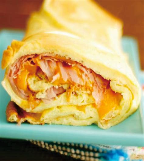 Baked Ham and Cheese Omelet Roll ~ MOMMY KITCHEN BOX