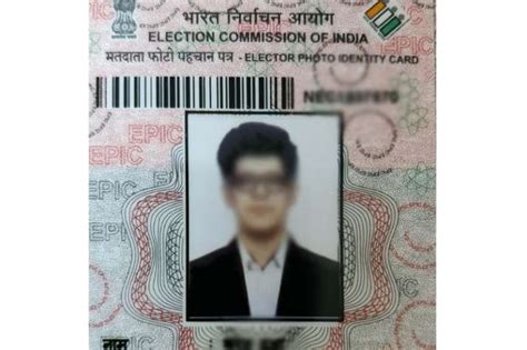 Election Commission Of India Identity Card Format : New voter id smart card & aadhar card ...