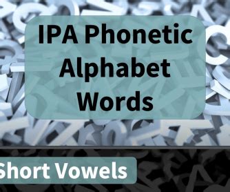 International Phonetic Alphabet Symbols With Example Words