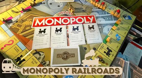 Monopoly Railroads:(US/UK) Name, Rules, Cost, Rent, Strategy