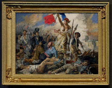 Liberty Leading the People, after Delacroix, by Linda McBreen - $875.00 | Hunting painting ...