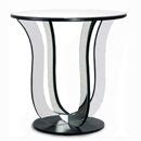 curved glass coffee table