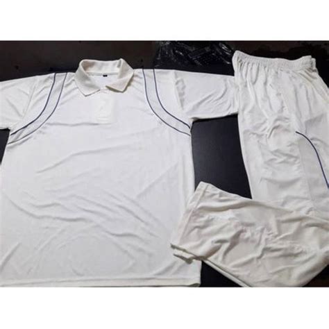 Light Weight & Comfortable White Color Cricket Uniform at Best Price in Meerut | Bright Kingdom ...