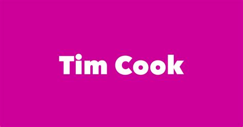 Tim Cook - Spouse, Children, Birthday & More