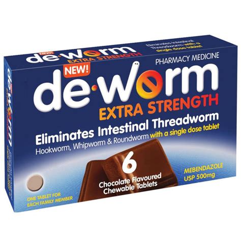 DeWorm Tablets 6s — Kiwi Chemist