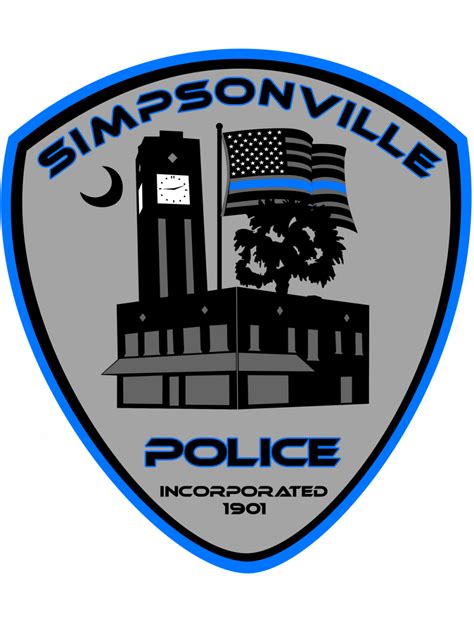 Police Department Patch Symbolism | Simpsonville South Carolina