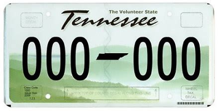 Tennessee License Plate Check | TN Plate Number Search