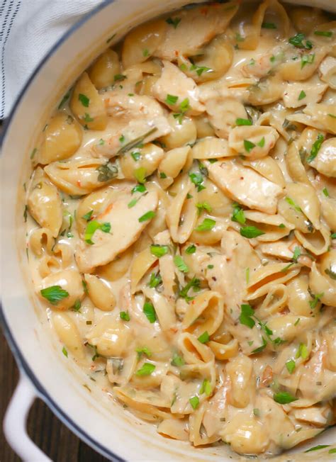 One Pot Creamy Chicken Pasta - What Should I Make For...