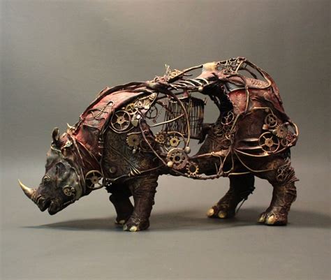 steam-on-steampunk | Animal sculptures, Steampunk animals, Sculpture